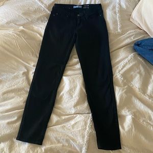 Black 7 for all mankind skinny jeans